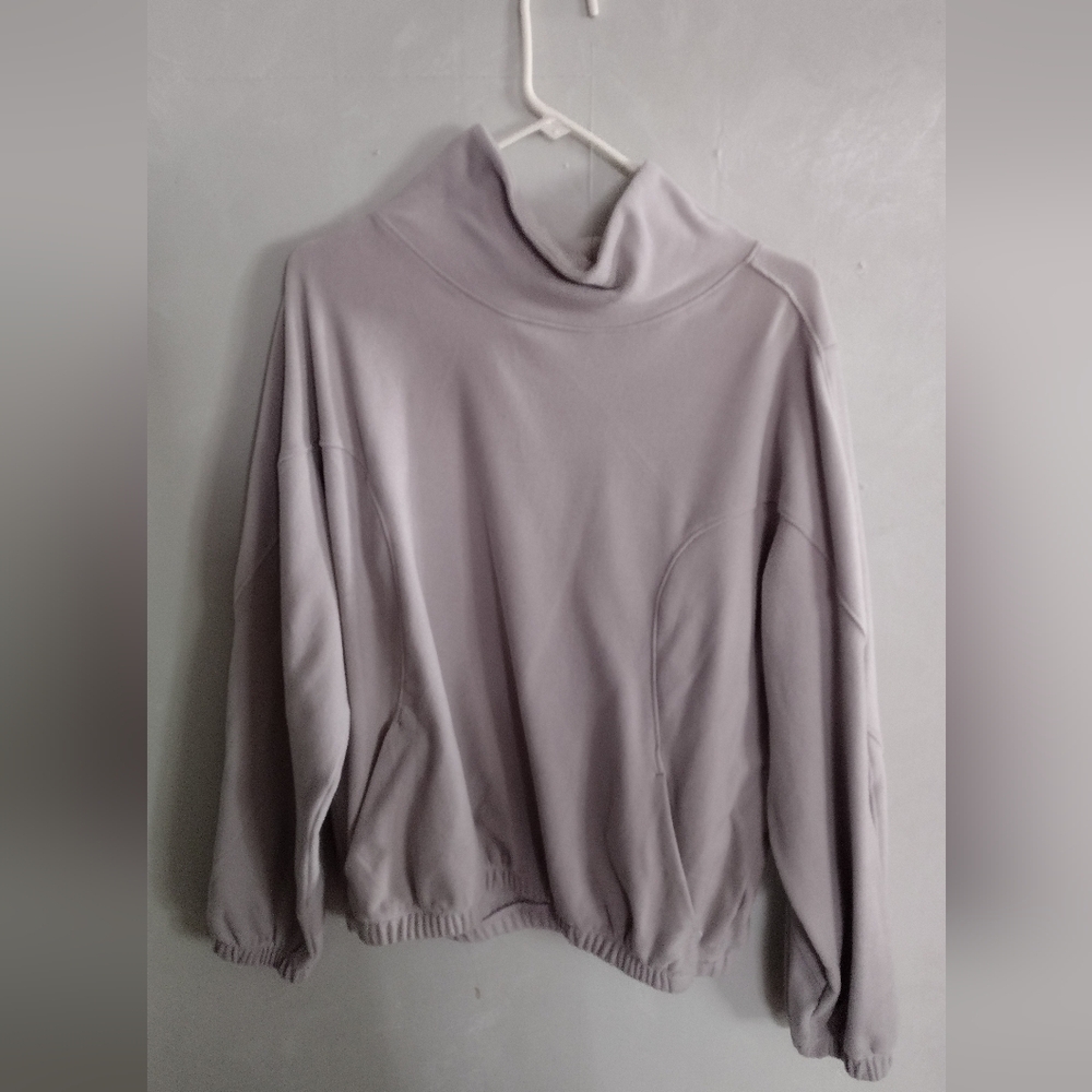 Women's Gray Turtleneck Sweater